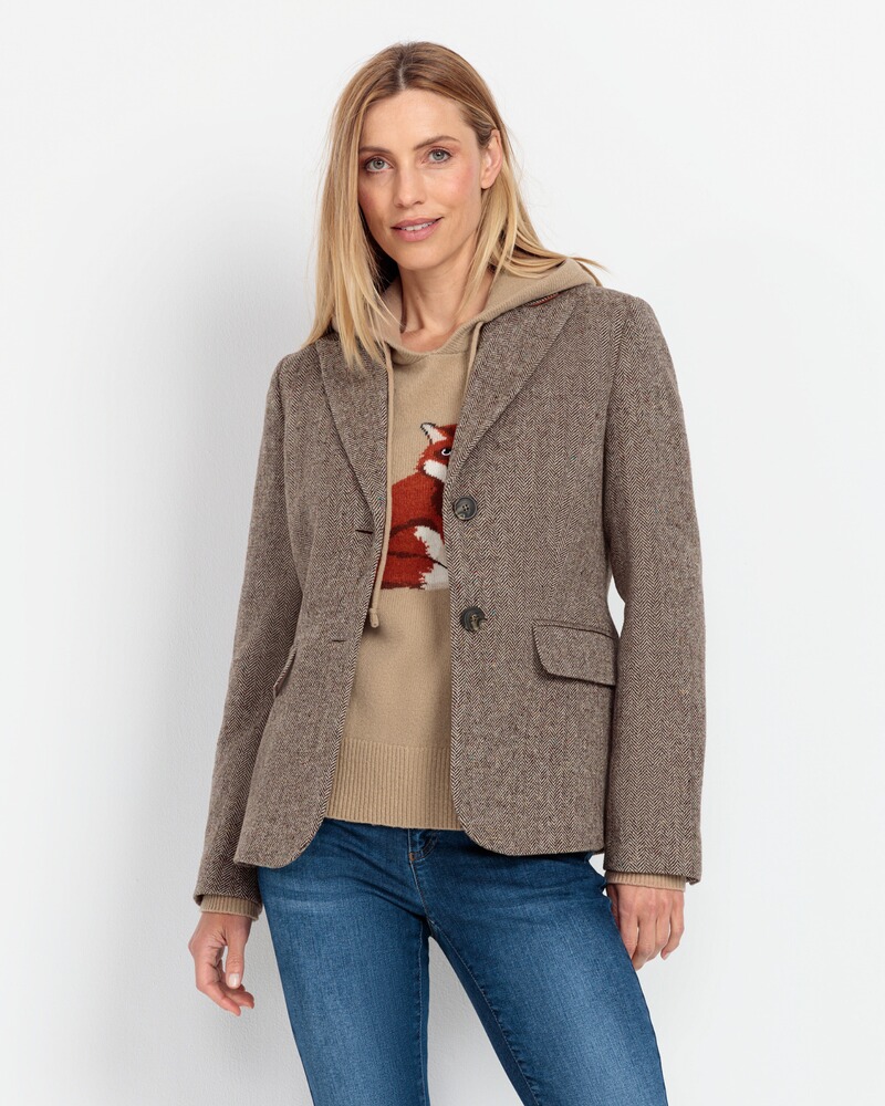 Fischgrat-Blazer, Brigitte von Schönfels