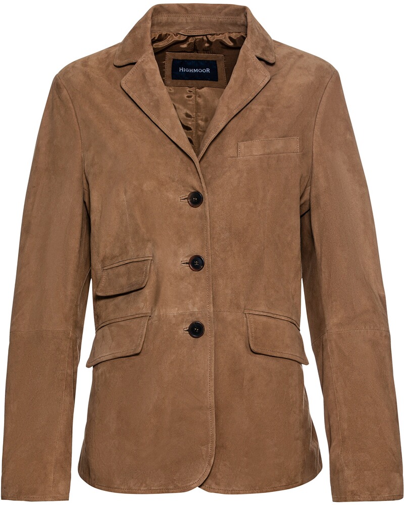 Blazer aus Veloursleder
