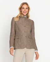 Stehkragenjacke, Brigitte von Schönfels