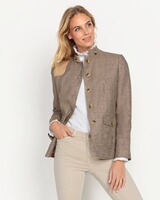Stehkragenjacke, Brigitte von Schönfels