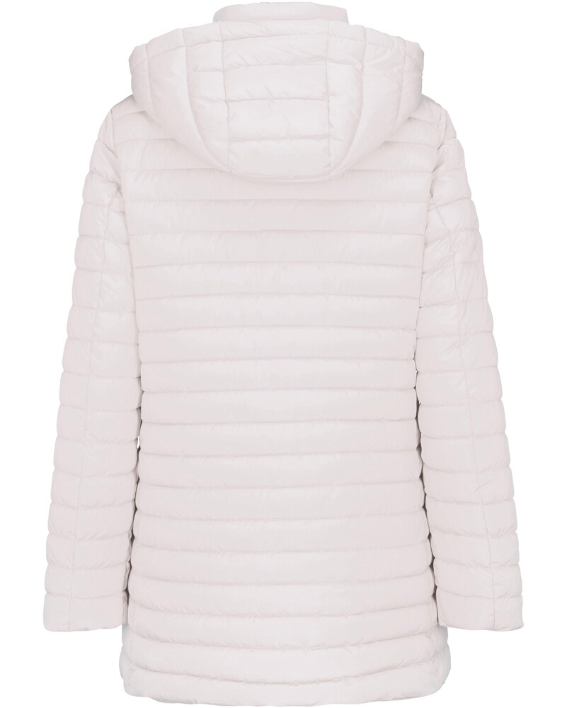 Lange Steppjacke mit Kapuze, Clarina