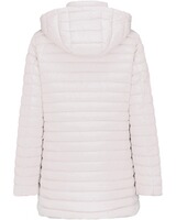 Lange Steppjacke mit Kapuze, Clarina