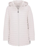 Lange Steppjacke mit Kapuze, Clarina