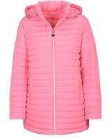Lange Steppjacke mit Kapuze, Clarina