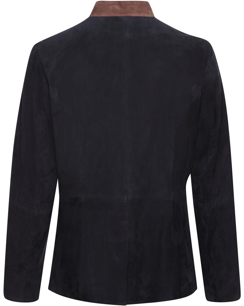 Lederjacke mit Stehkragen, Luis Steindl