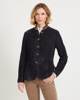 Lederjacke mit Stehkragen, Luis Steindl