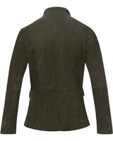 Lederjacke mit Schulterpatch, Brigitte von Schönfels