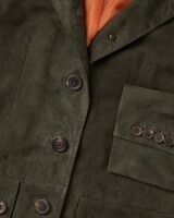 Lederjacke mit Schulterpatch, Brigitte von Schönfels