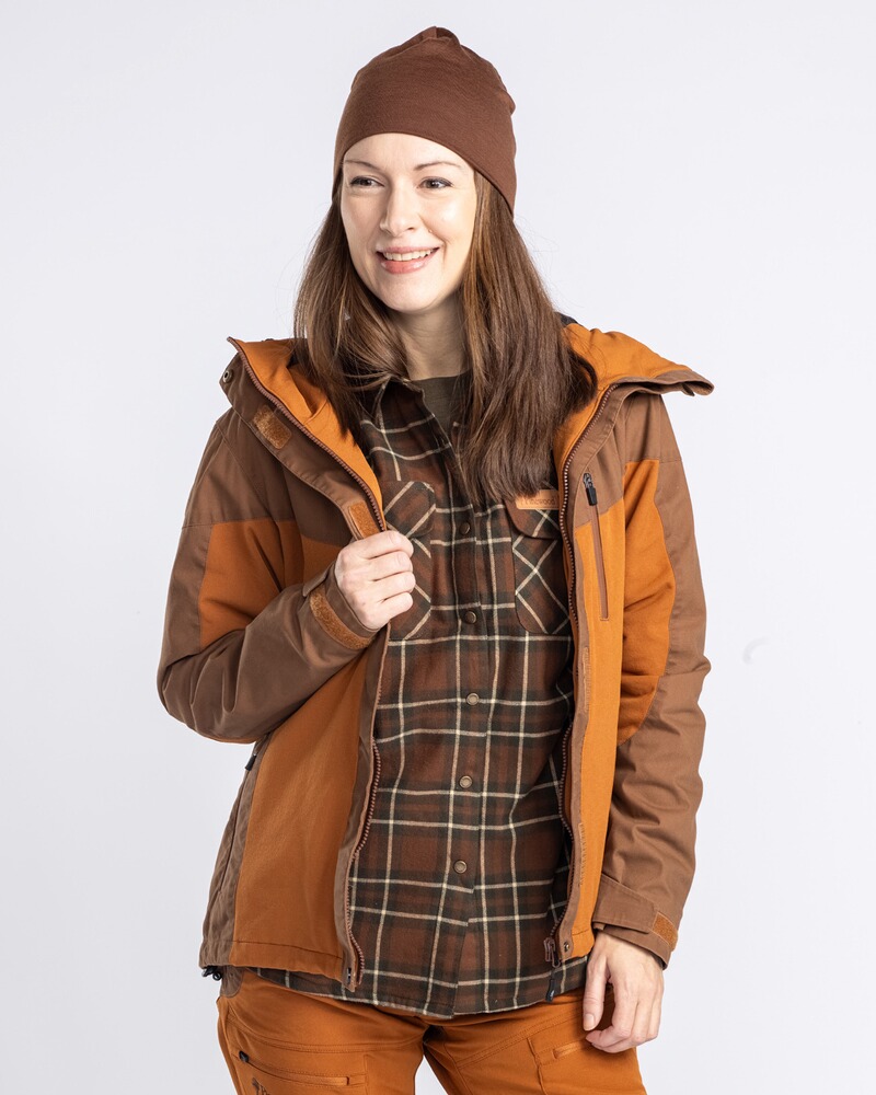 Damen Jacke Finnveden Hybrid Extreme, Pinewood