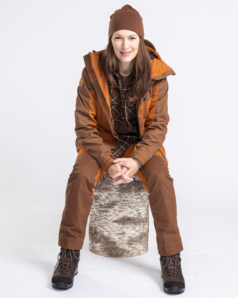Damen Jacke Finnveden Hybrid Extreme, Pinewood
