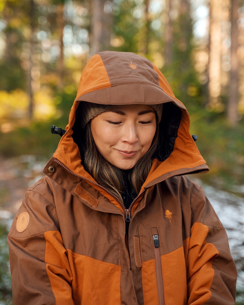 Damen Jacke Finnveden Hybrid Extreme, Pinewood