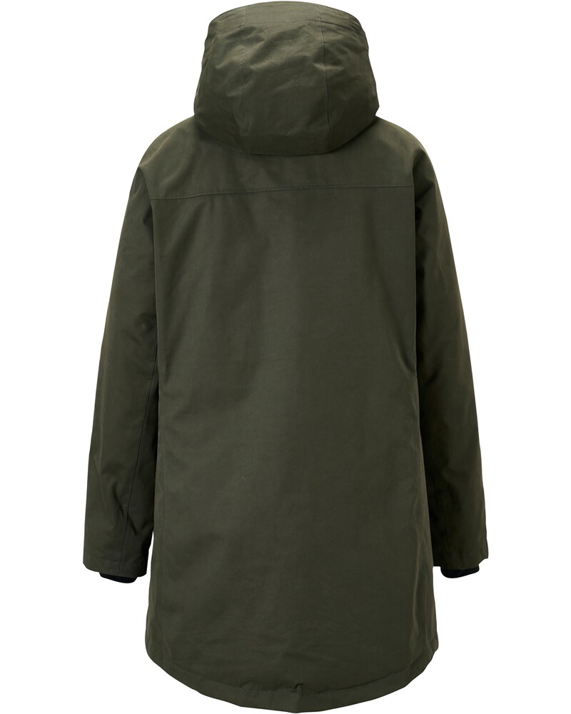 Damen Parka Padded Winter, Pinewood
