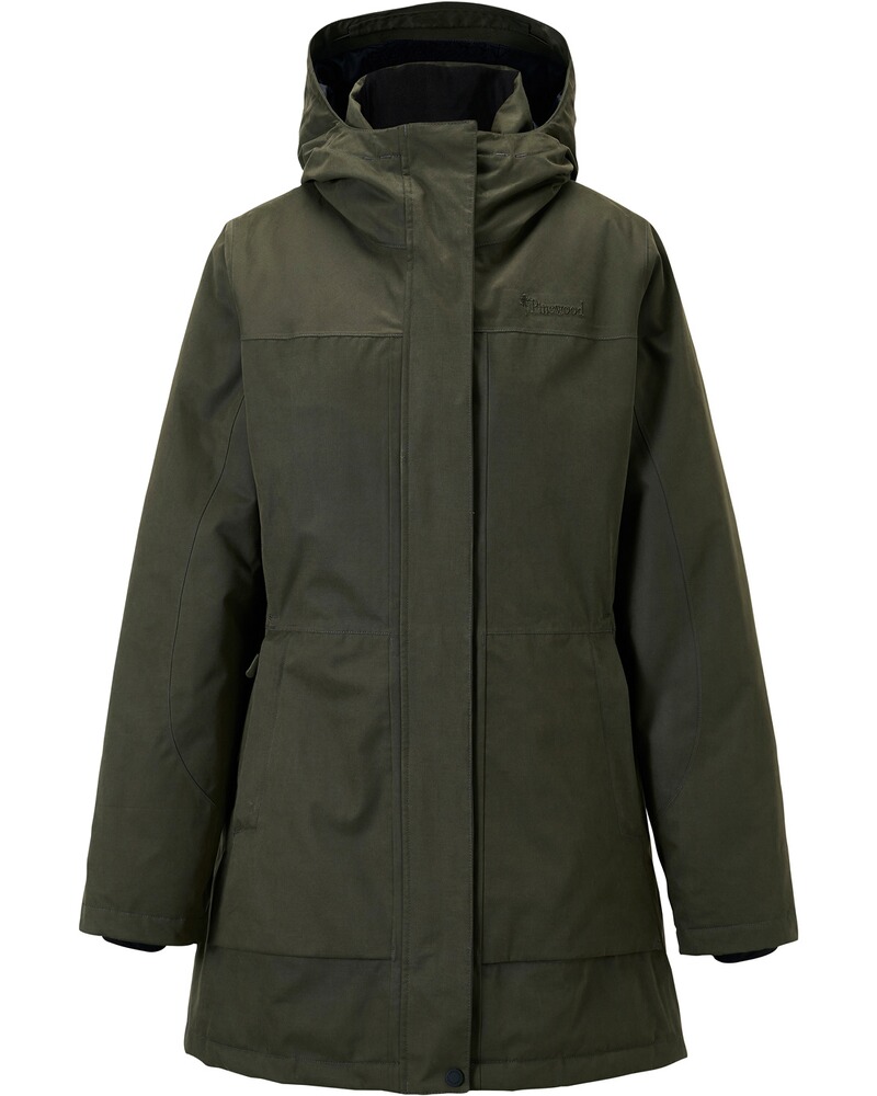 Damen Parka Padded Winter