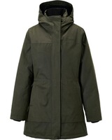 Damen Parka Padded Winter, Pinewood