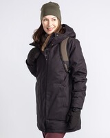 Damen Parka Padded Winter, Pinewood