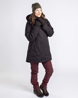 Damen Parka Padded Winter, Pinewood
