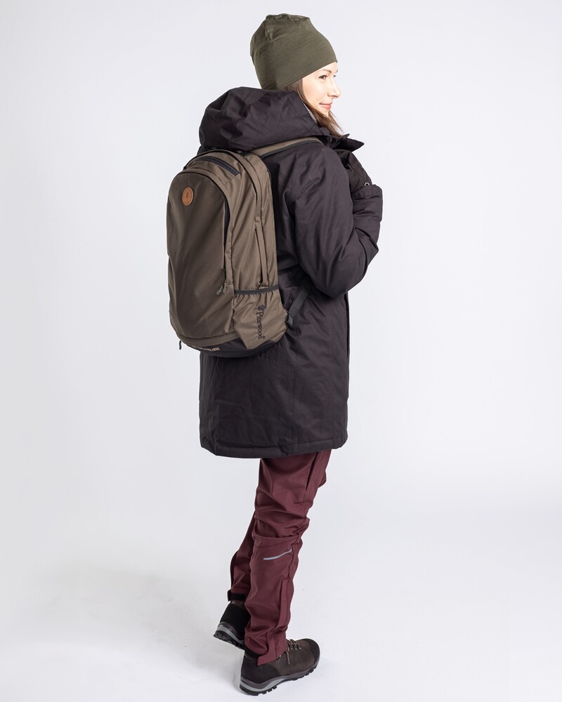 Damen Parka Padded Winter, Pinewood