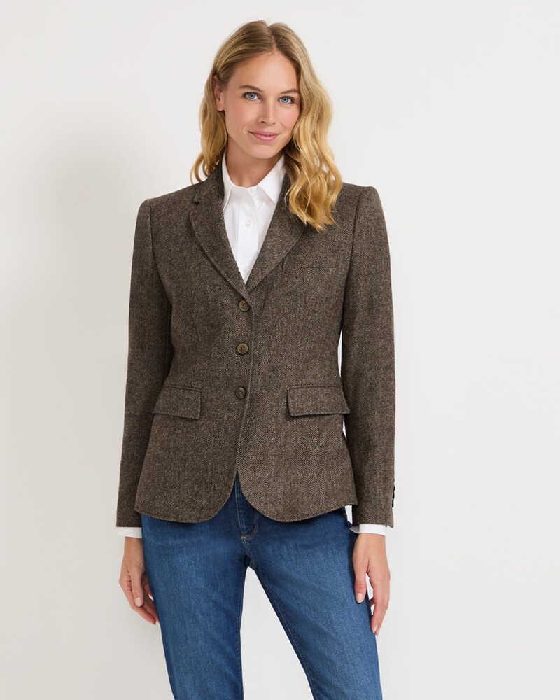Fischgrat-Blazer, HIGHMOOR