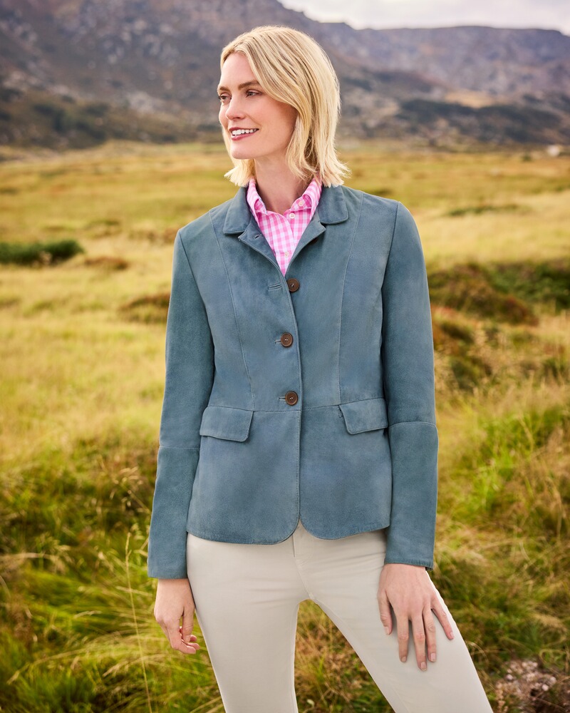 Lederjacke mit Stehkragen, REITMAYER