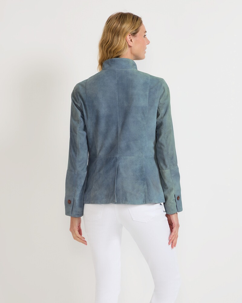 Lederjacke mit Stehkragen, REITMAYER