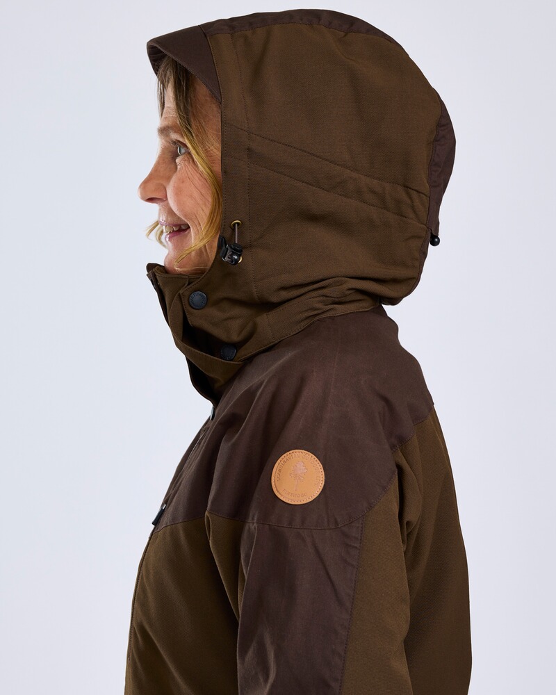 Damen Jacke Finnveden Hybrid, Pinewood