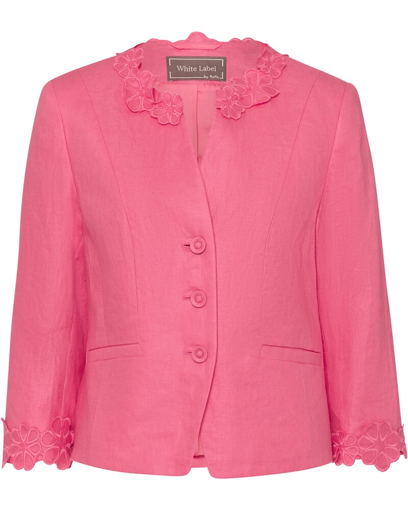 Kurze Leinenjacke