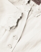 Kurze Leinenjacke, White Label