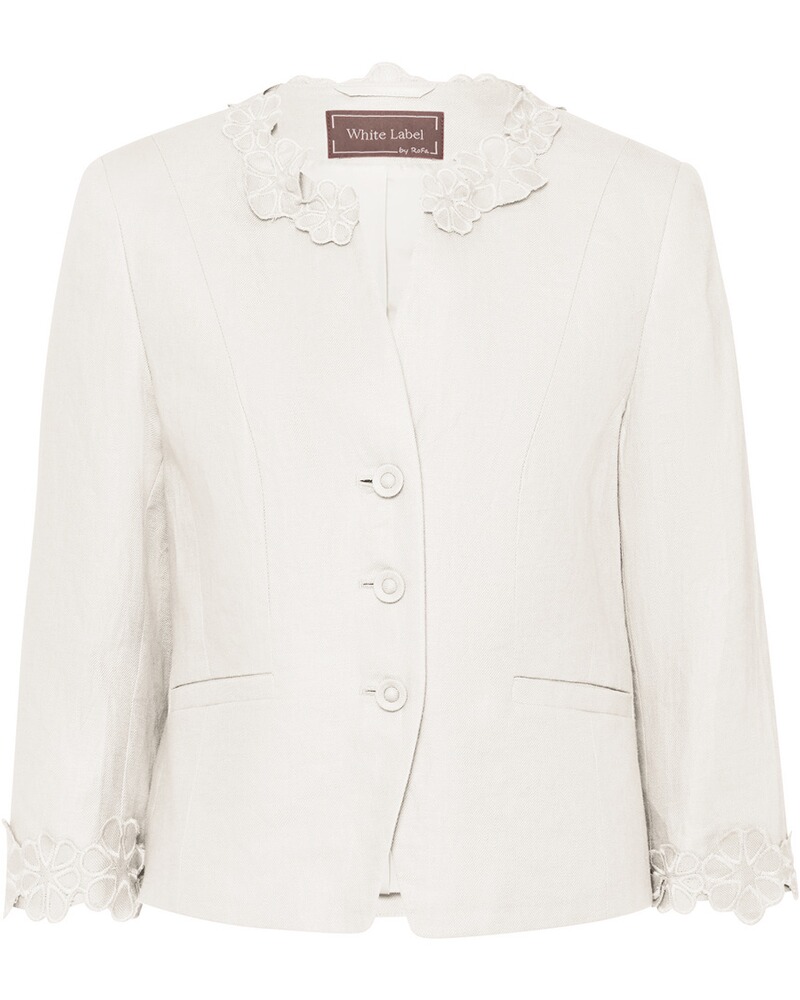 Kurze Leinenjacke