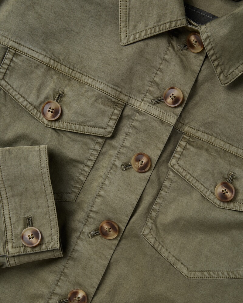 Kurze Hemdjacke, White Label