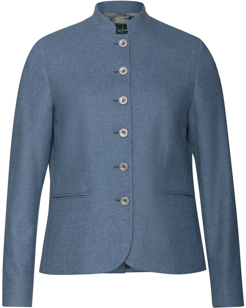 Tweed-Stehkragenjacke
