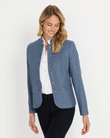 Tweed-Stehkragenjacke, Luis Steindl