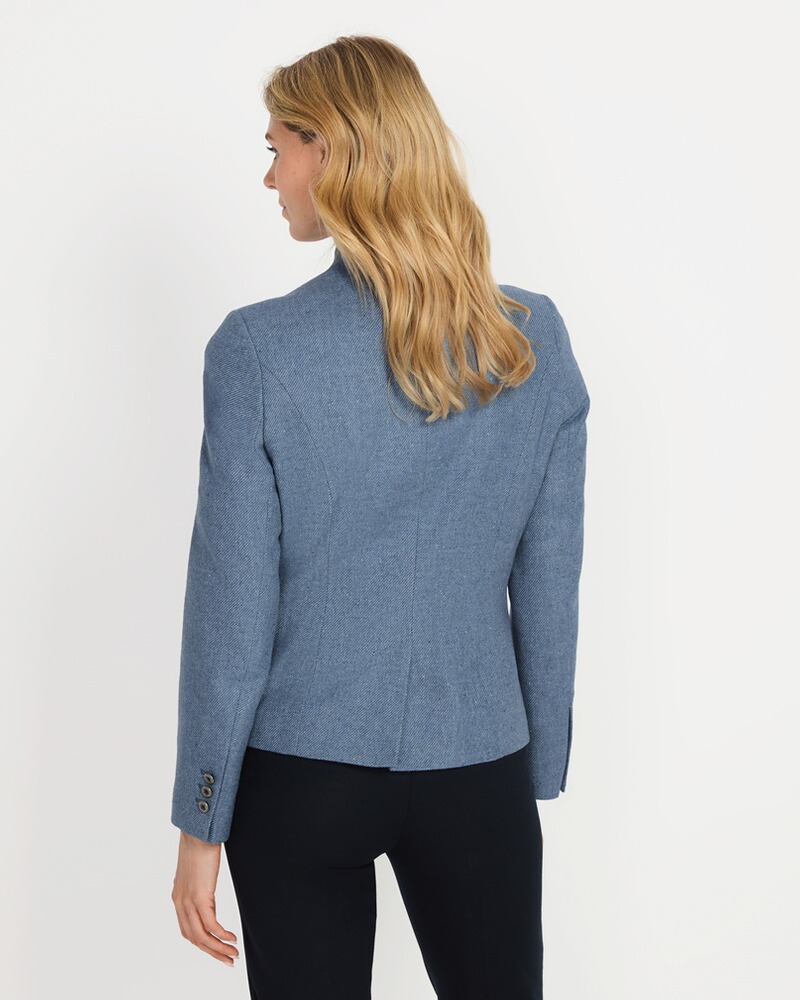 Tweed-Stehkragenjacke, Luis Steindl