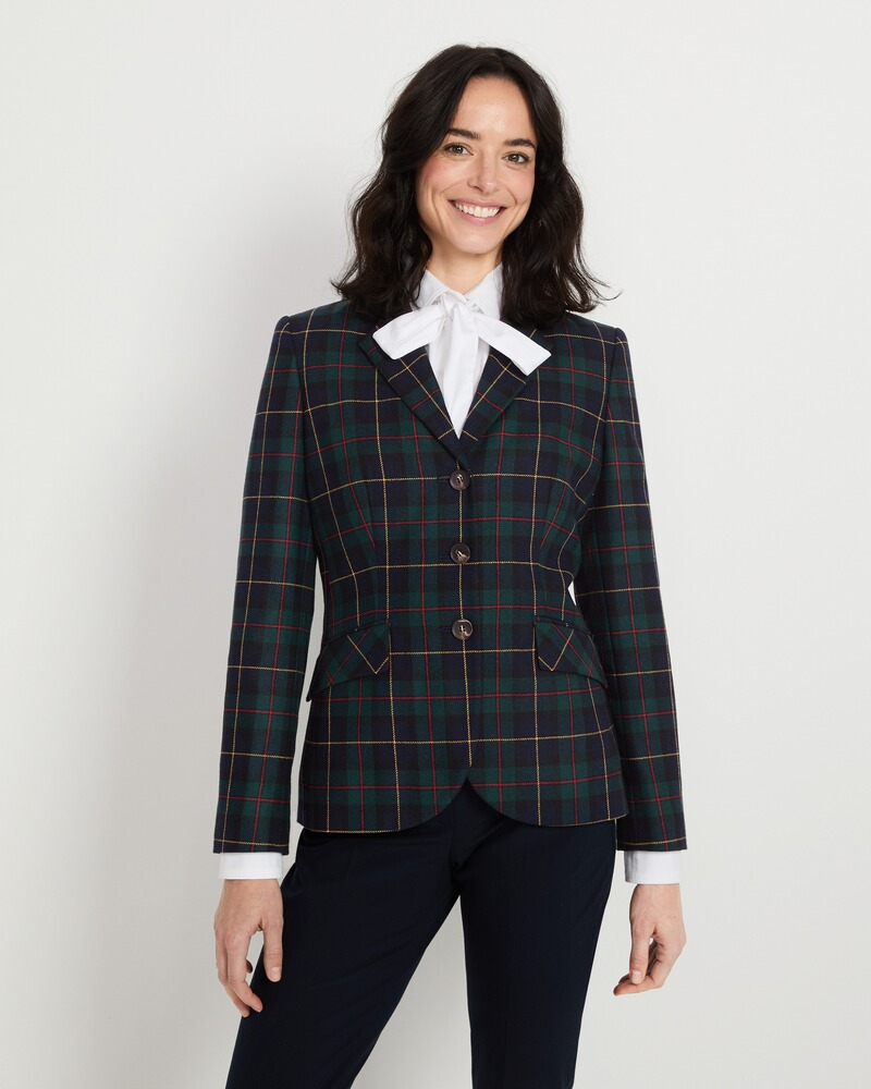 Check blazer, Brigitte von Schönfels