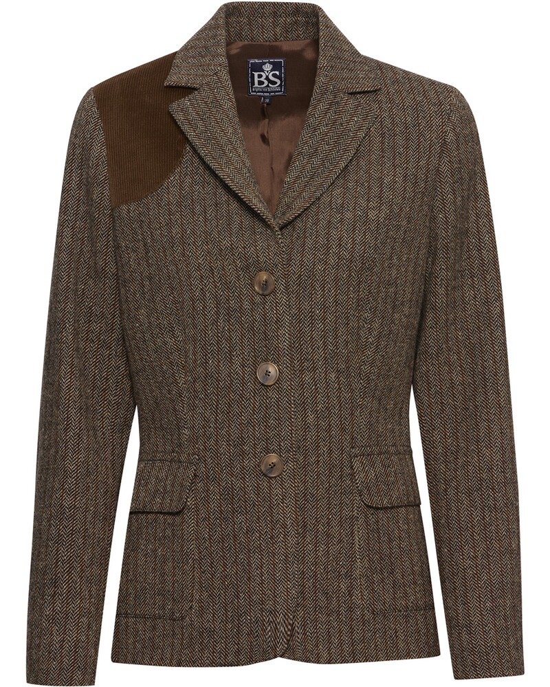 Fischgrat-Tweed-Blazer