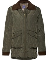 Lange Steppjacke mit Cord, Brigitte von Schönfels
