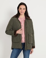 Lange Steppjacke mit Cord, Brigitte von Schönfels