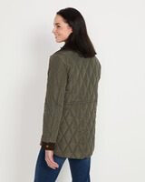 Lange Steppjacke mit Cord, Brigitte von Schönfels