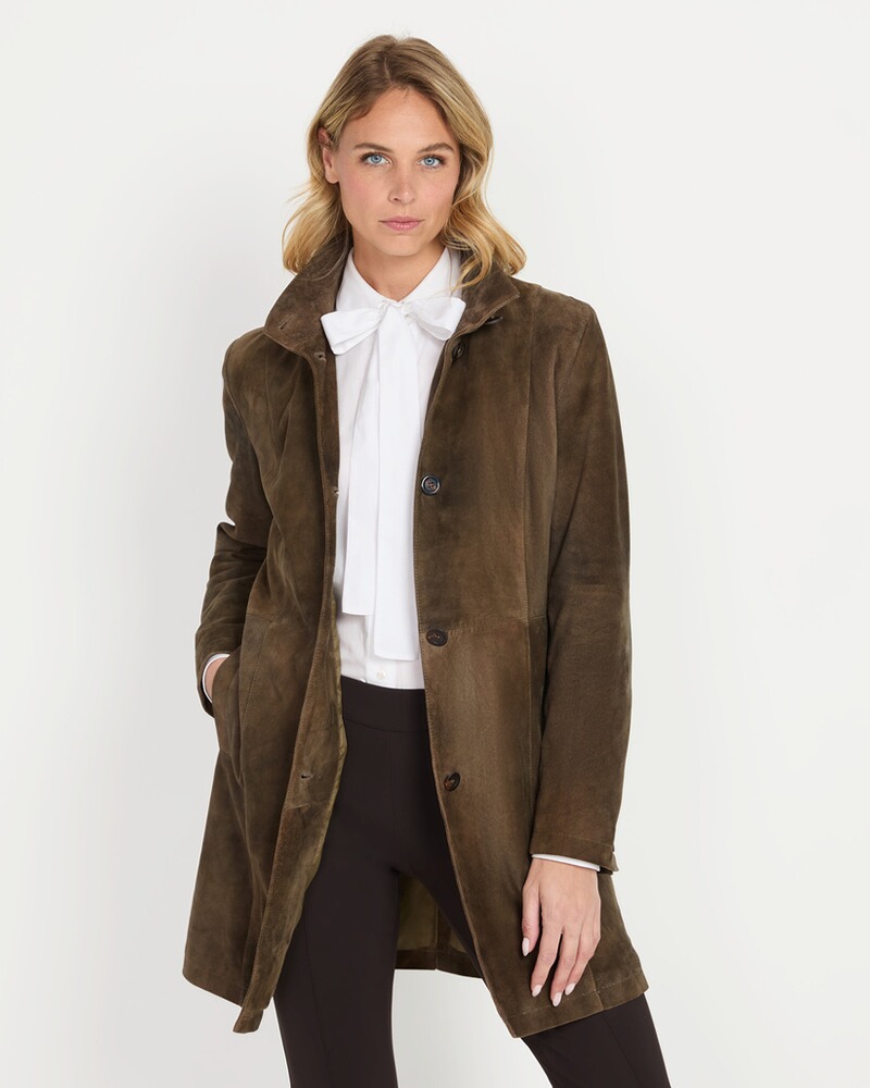 Veste longue en cuir, Highmoor