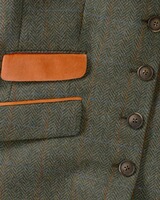Tweed-Gehrock mit Samtdetails, REITMAYER