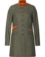 Tweed-Gehrock mit Samtdetails, REITMAYER
