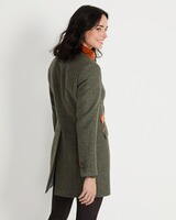 Tweed-Gehrock mit Samtdetails, REITMAYER