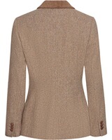 Fischgrat-Blazer mit Cordkragen, REITMAYER