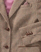 Fischgrat-Blazer mit Cordkragen, REITMAYER