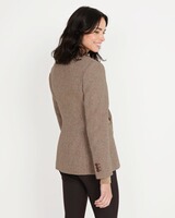Fischgrat-Blazer mit Cordkragen, REITMAYER