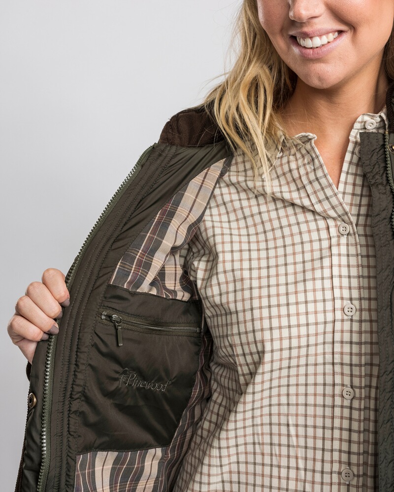 Damen Steppjacke Nydala Classic, Pinewood