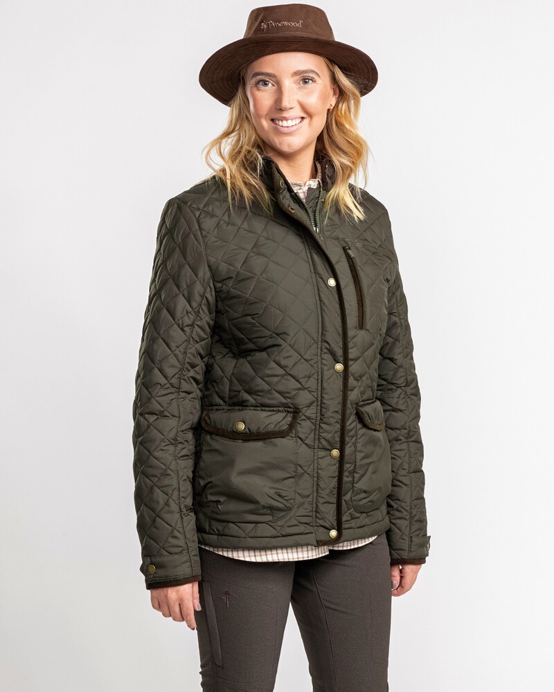 Damen Steppjacke Nydala Classic, Pinewood