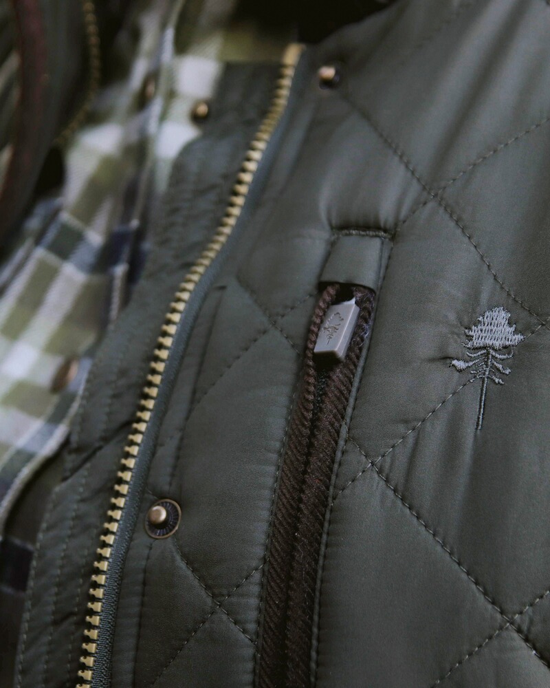 Damen Steppjacke Nydala Classic, Pinewood