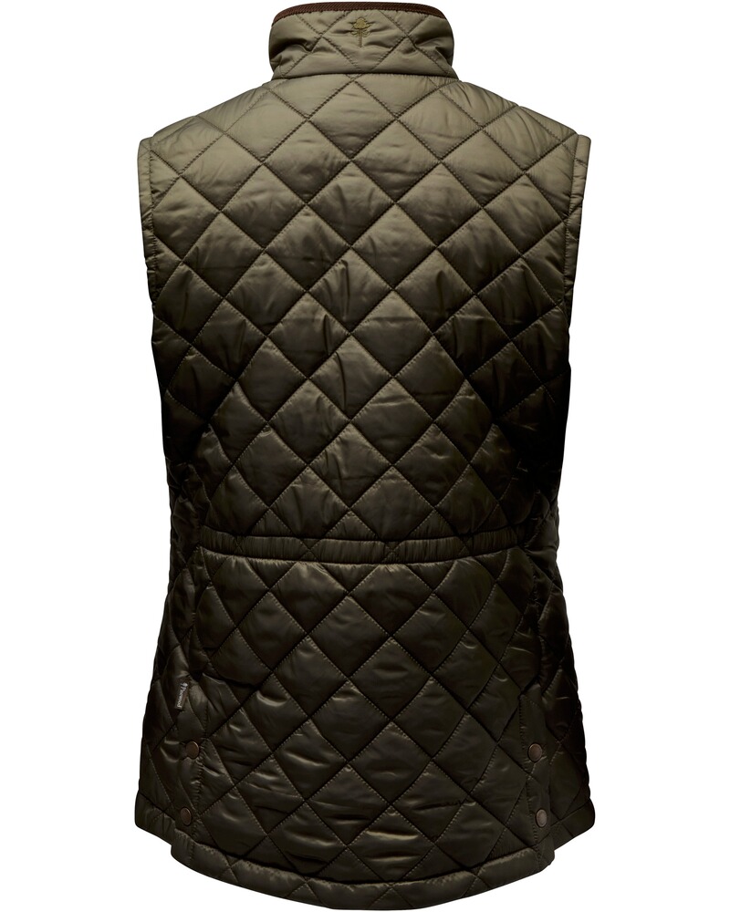 Damen Steppweste Nydala Classic, Pinewood