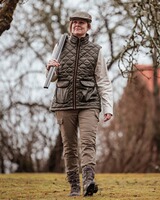Damen Steppweste Nydala Classic, Pinewood