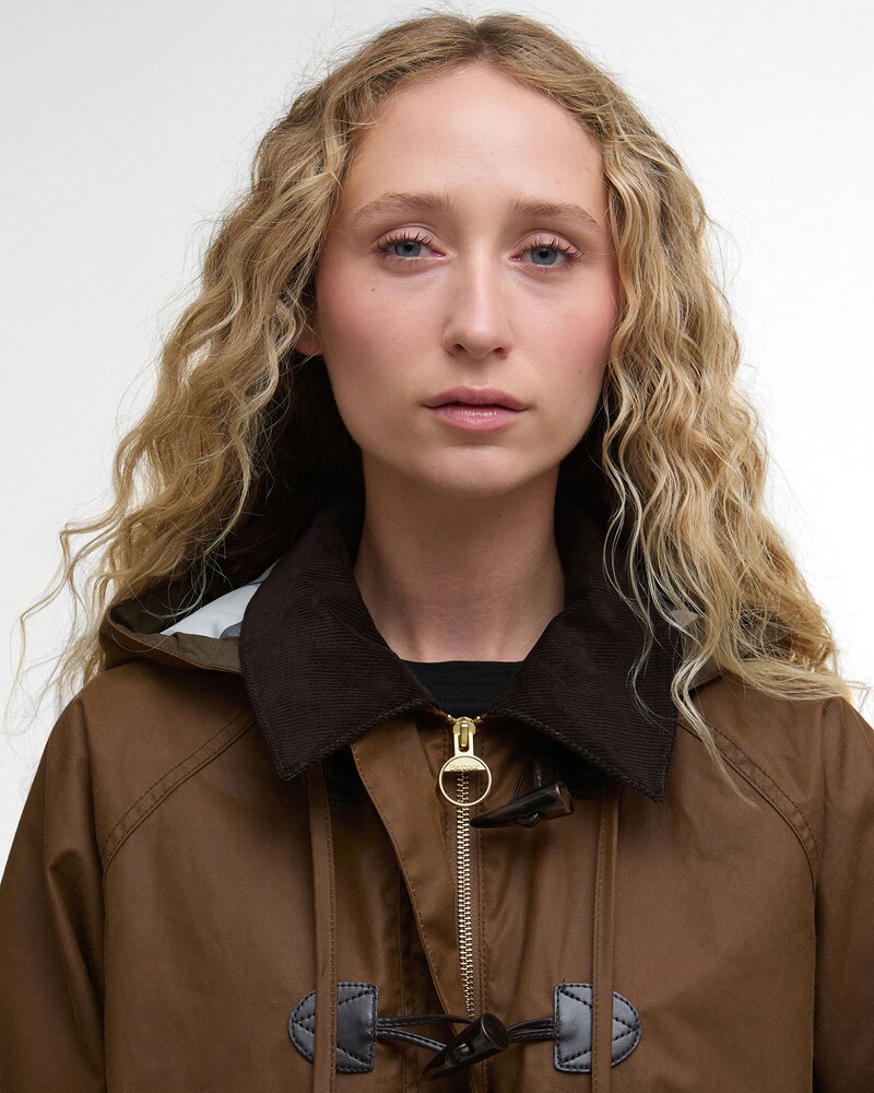 Wachsjacke Myra Wax Duffle, Barbour